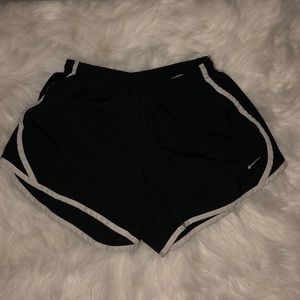 Black and White nike shorts